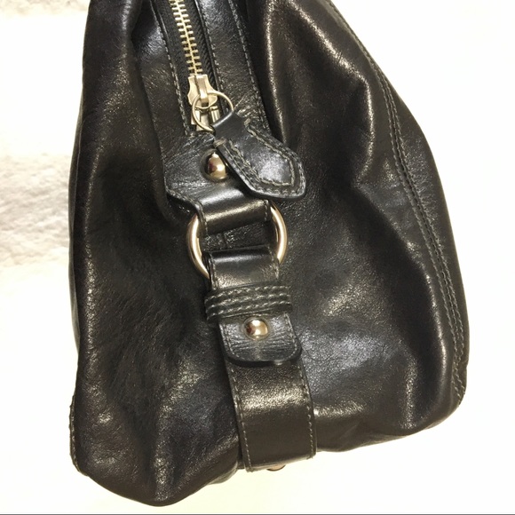COACH Maggie XL Hobo Bag - Black Leather - Picture 4 of 6
